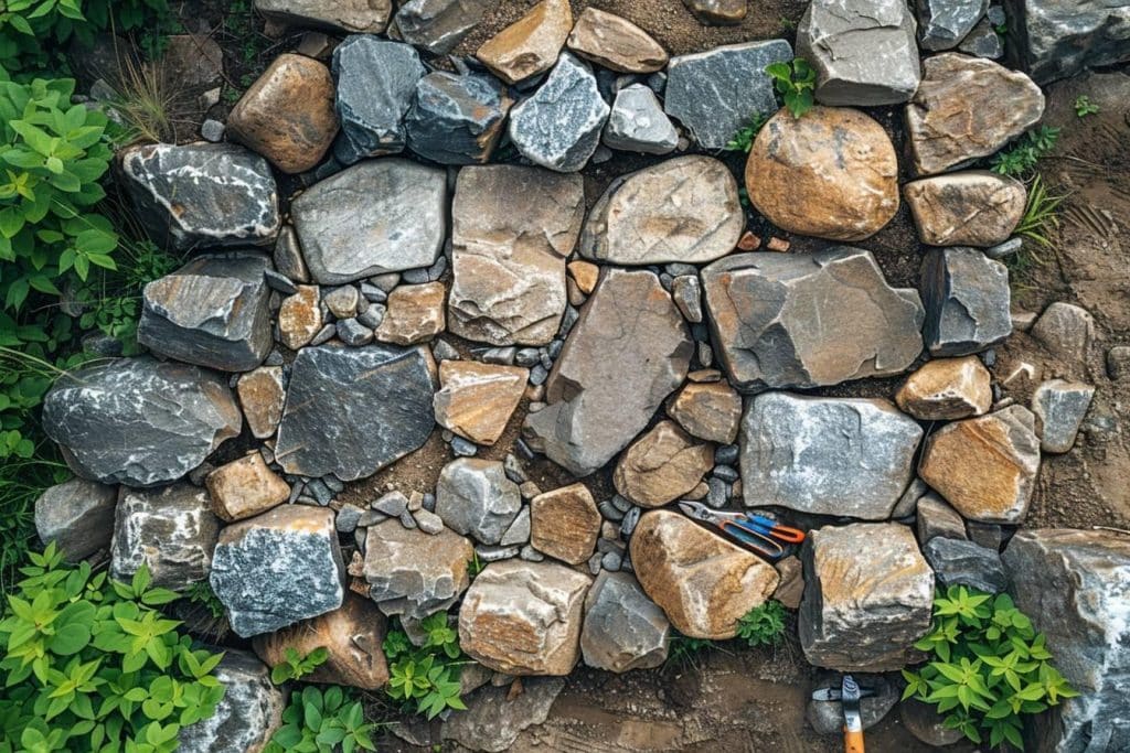 Comment construire un muret en pierres sèches : guide complet pour une réalisation durable